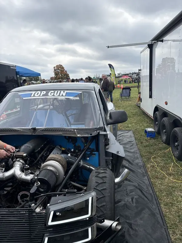 Top Gun in the pits at an event